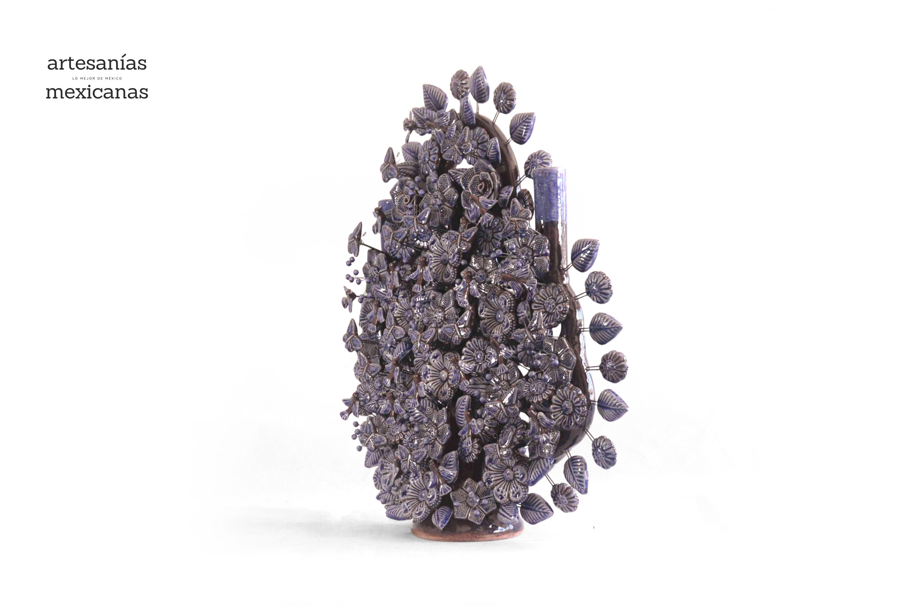 Tree of Life blue glazed - 21.6 in. Montoya