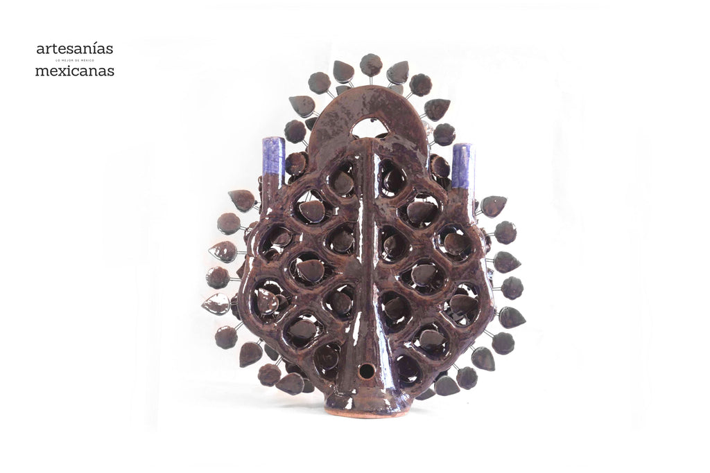 Tree of Life blue glazed - 21.6 in. Montoya