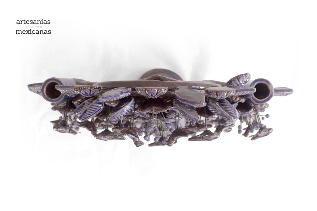 Tree of Life blue glazed - 21.6 in. Montoya