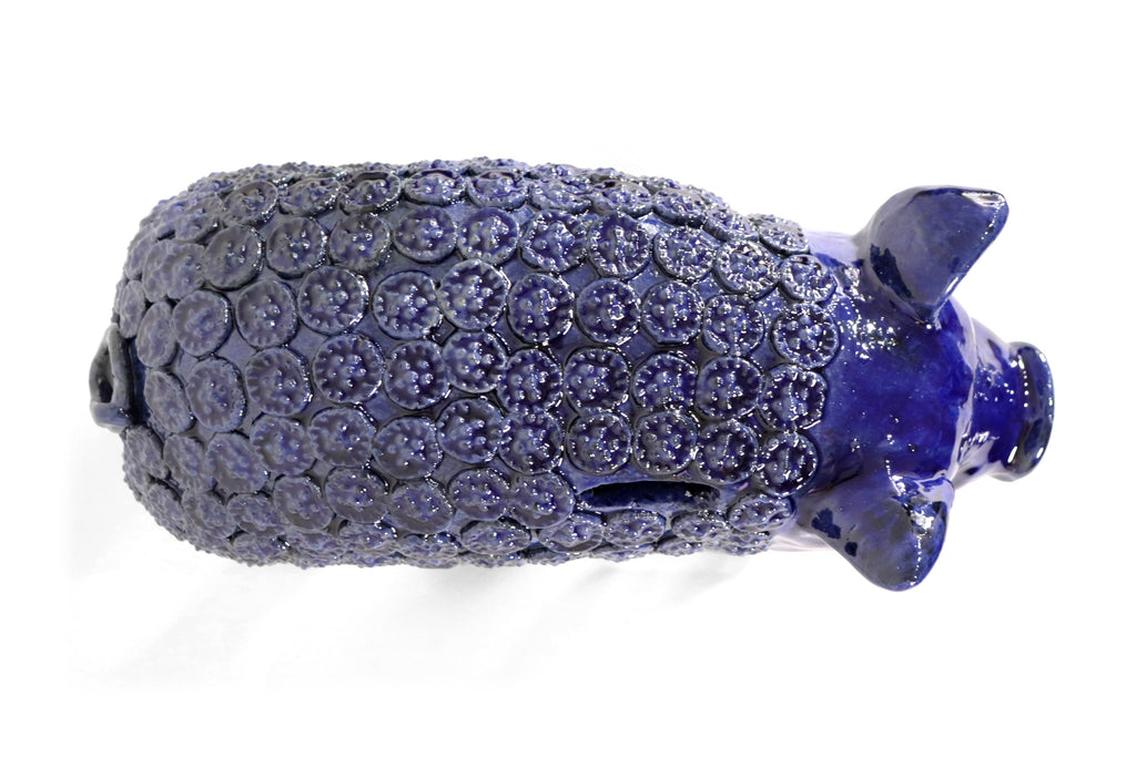 Cochinito - Cerdo of ahorro medium - Blue rey - 11 in. Juan Gtz