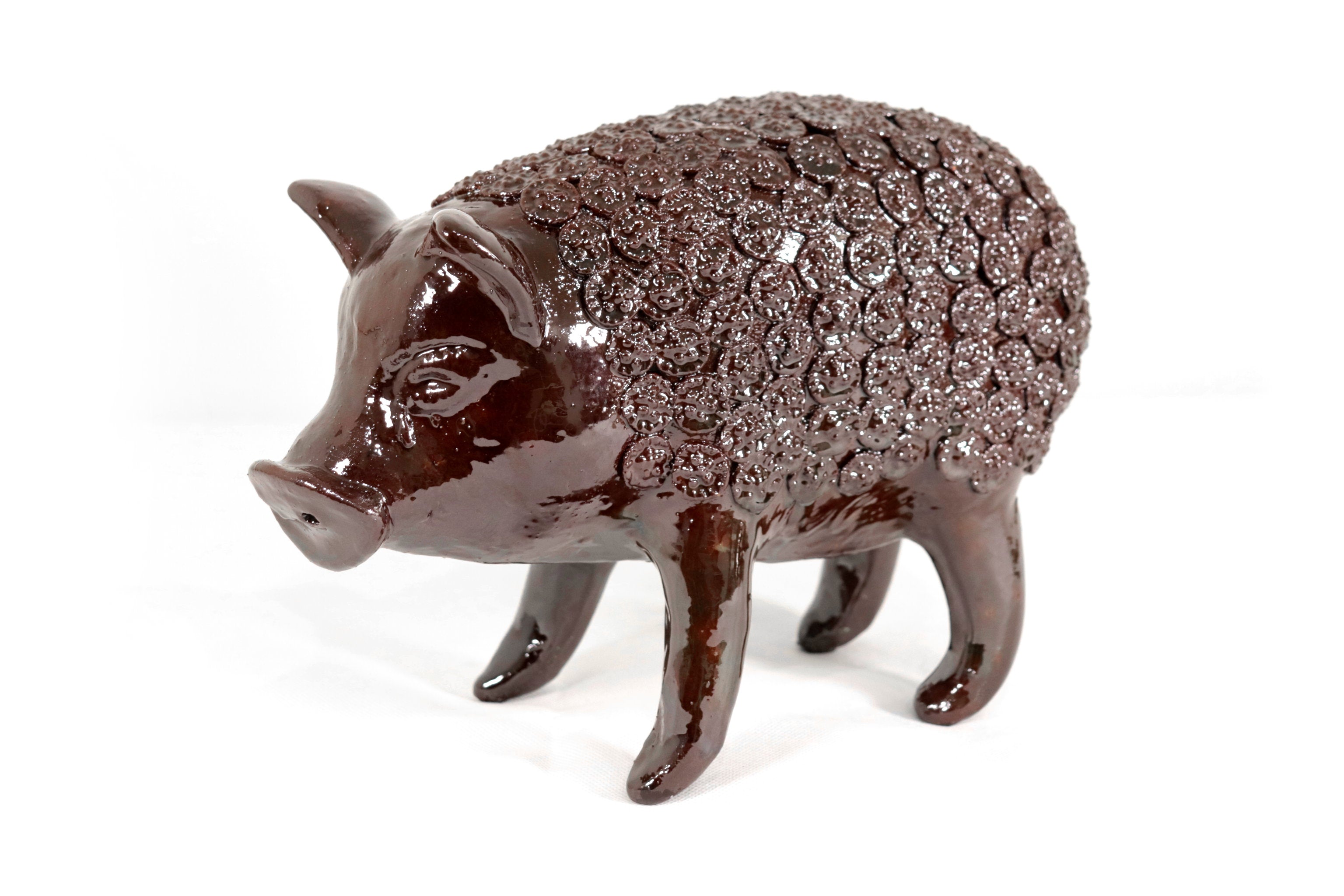 Cochinito - Cerdo of ahorro medium - Brown - 11 in. Juan Gtz