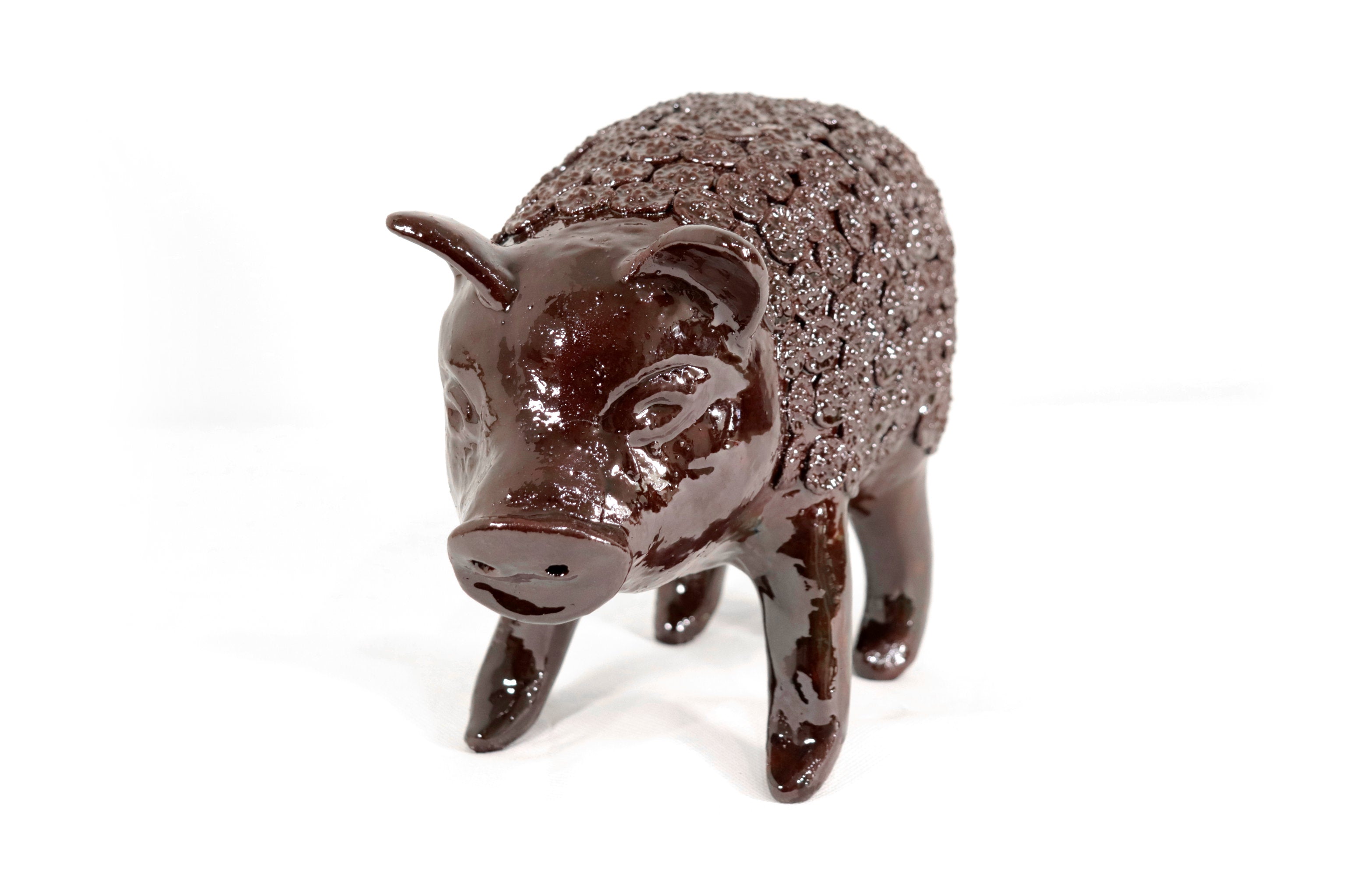 Cochinito - Cerdo of ahorro medium - Brown - 11 in. Juan Gtz