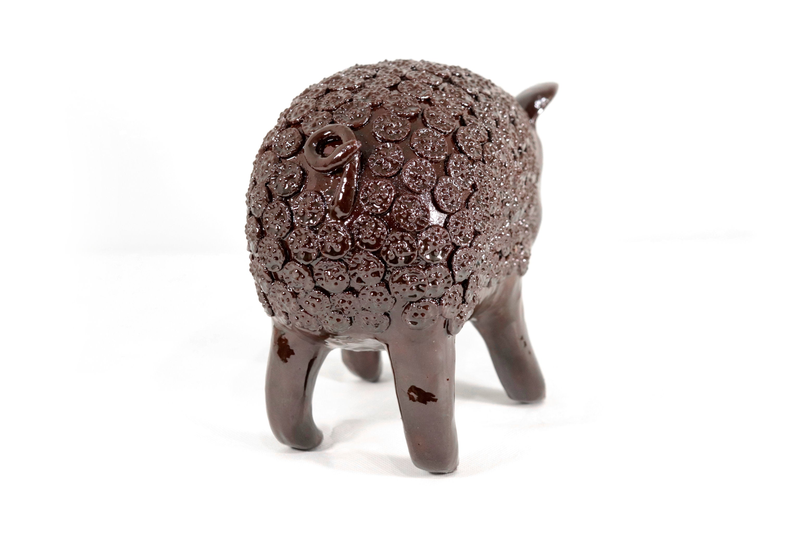 Cochinito - Cerdo of ahorro medium - Brown - 11 in. Juan Gtz
