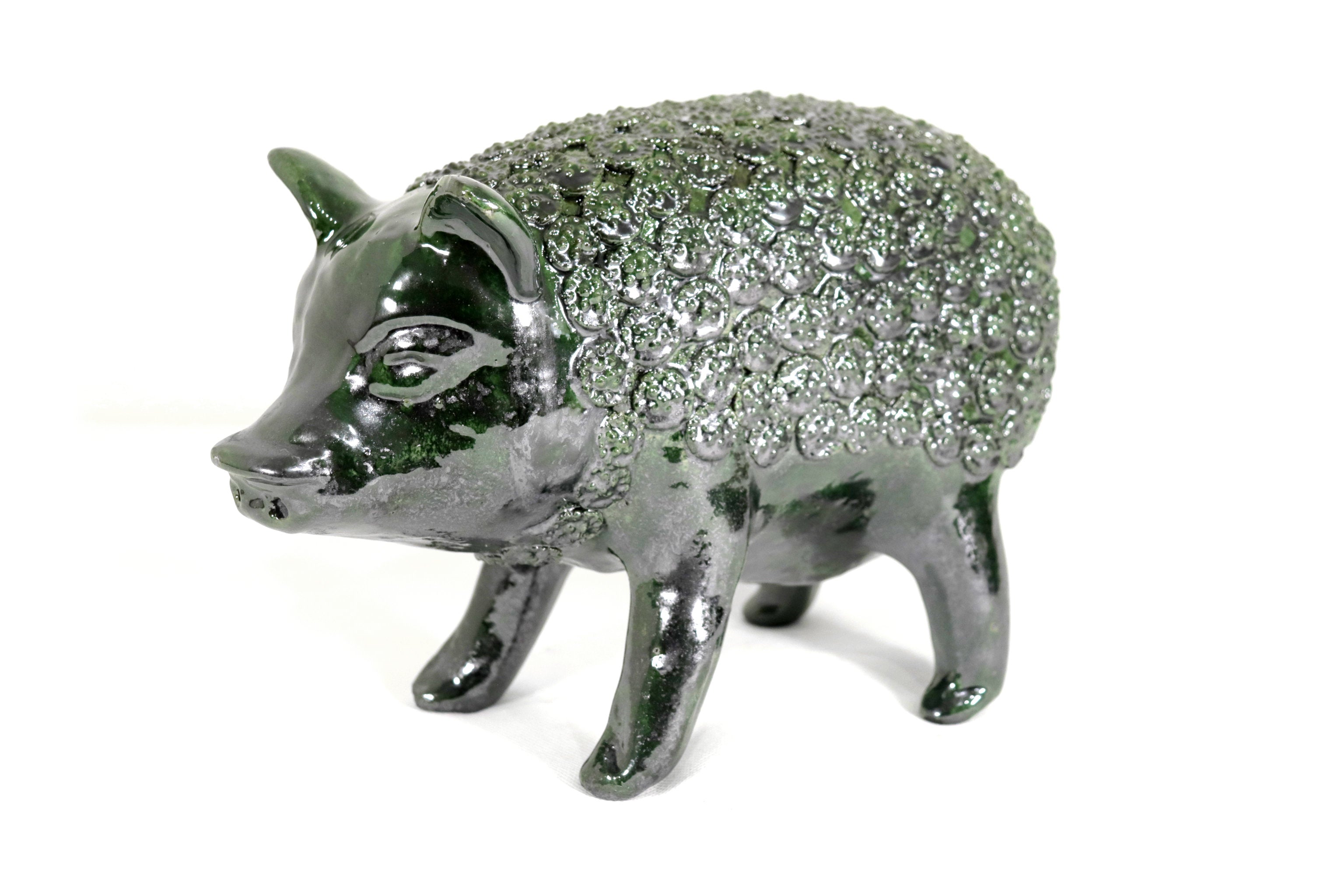 Cochinito - Cerdo of ahorro medium - Green - 11 in. - in. Production Juan Gtz