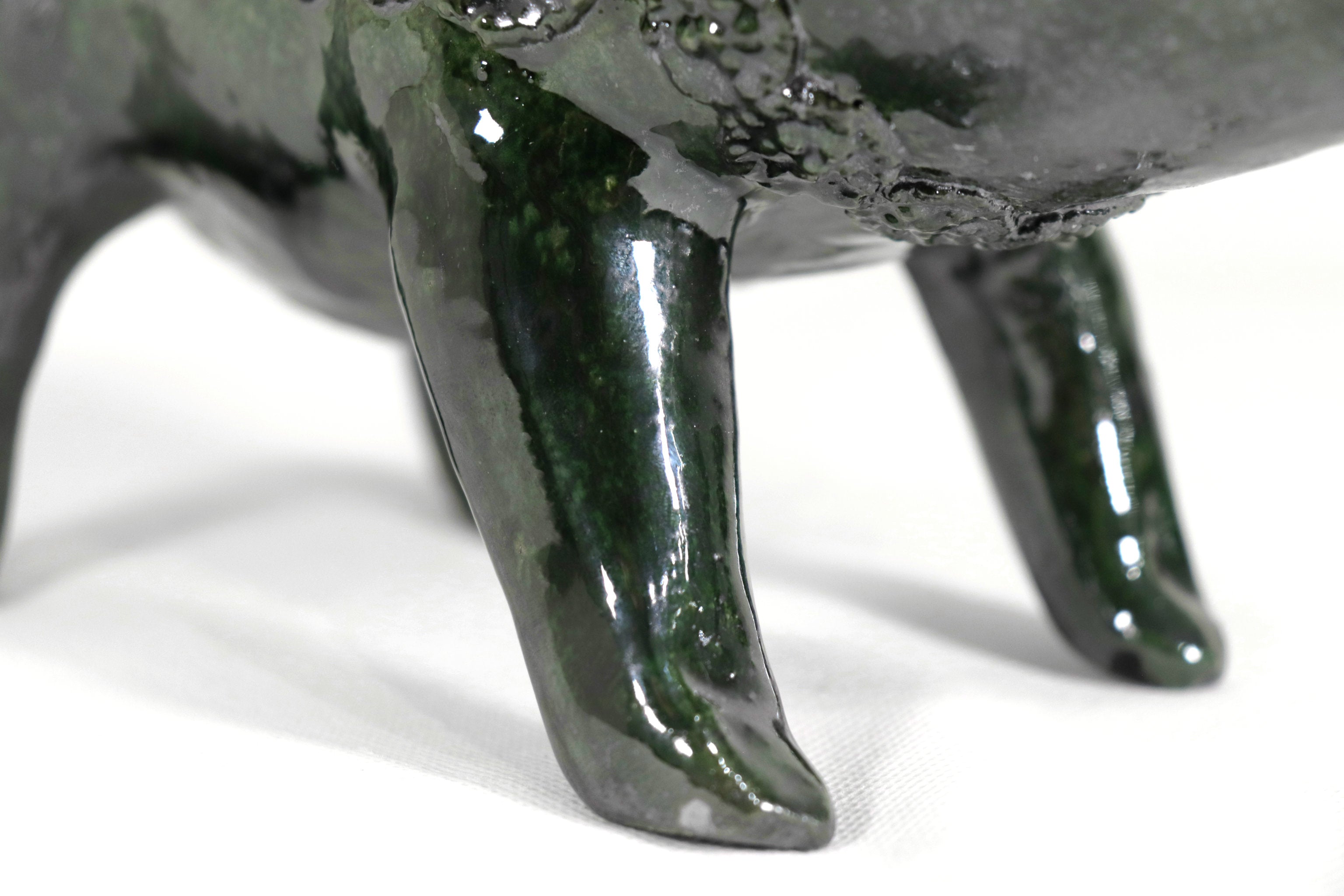 Cochinito - Cerdo of ahorro medium - Green - 11 in. - in. Production Juan Gtz