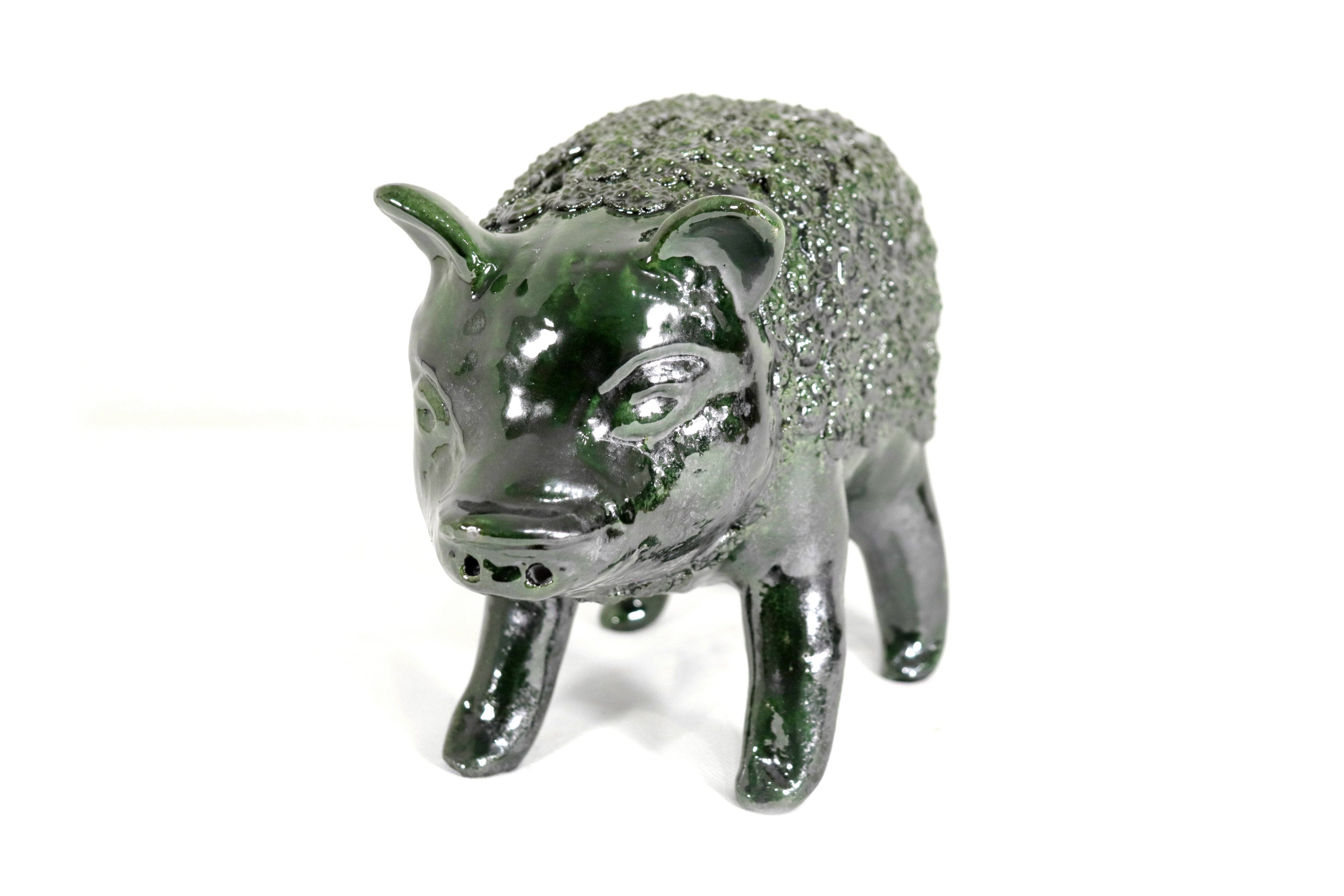 Cochinito - Cerdo of ahorro medium - Green - 11 in. - in. Production Juan Gtz