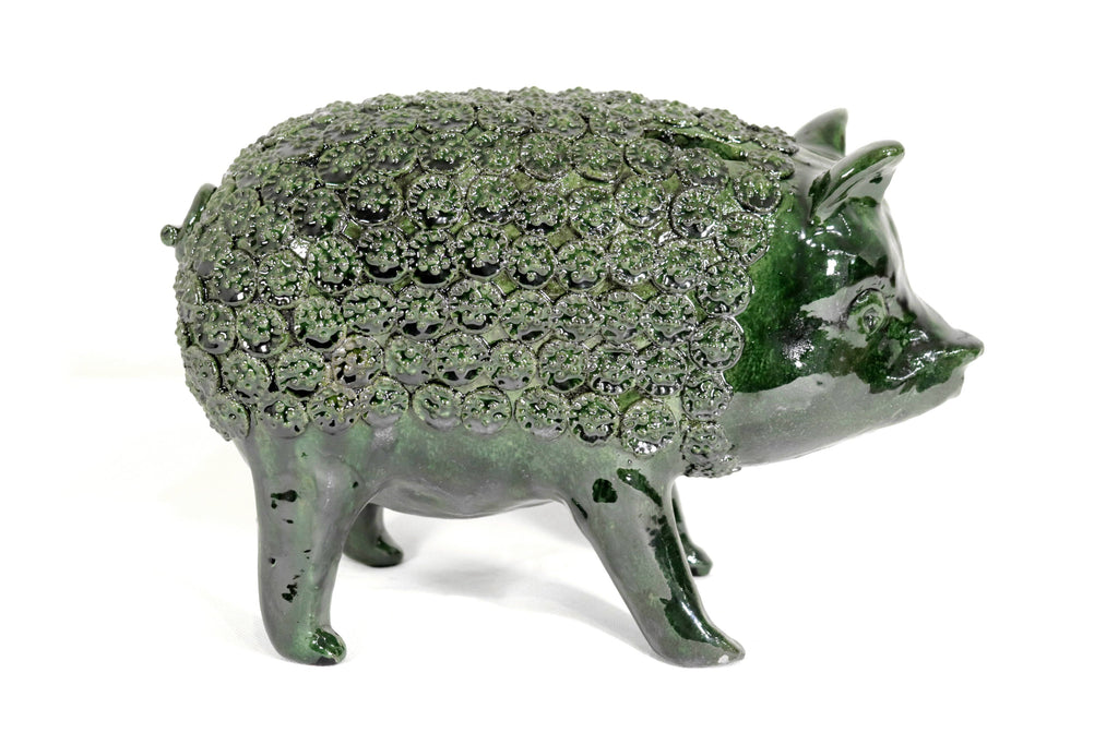 Cochinito - Cerdo of ahorro medium - Green - 11 in. - in. Production Juan Gtz