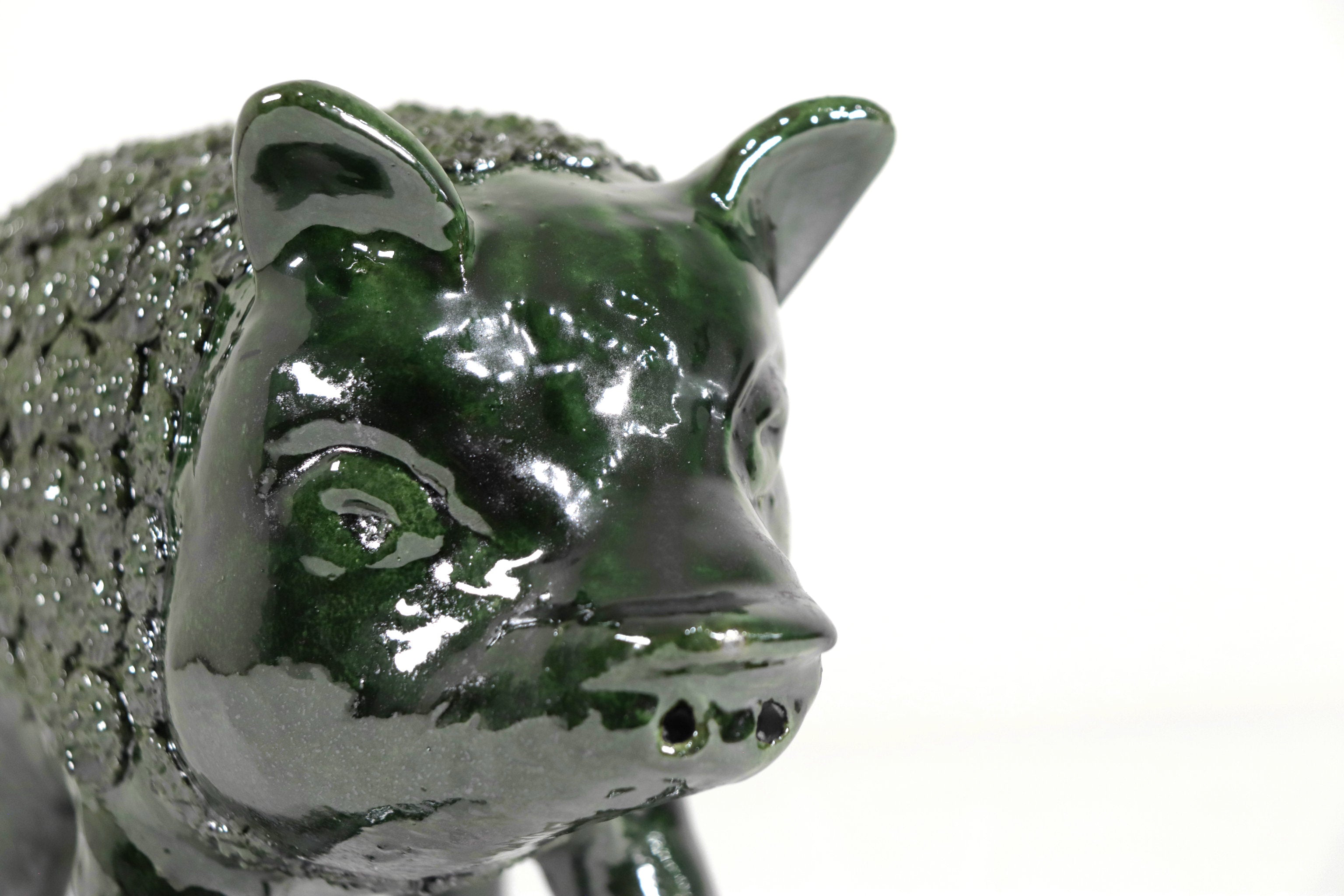 Cochinito - Cerdo of ahorro medium - Green - 11 in. - in. Production Juan Gtz