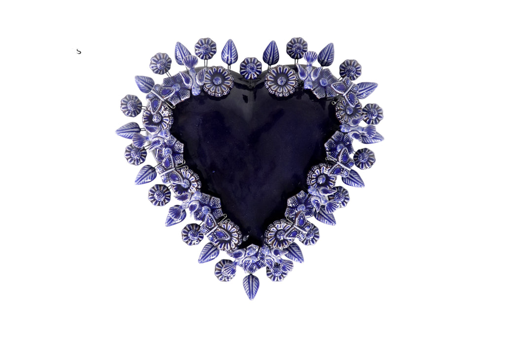 Heart large - Blue - 16 in. Montoya