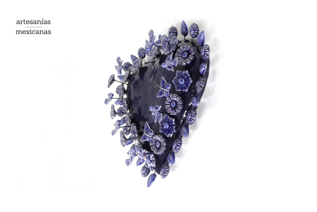 Heart large - Blue - 16 in. Montoya