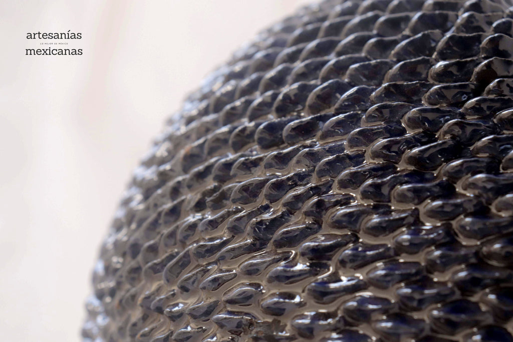 Spheres vidriadas Blue Wall - in. Production Aristeo Gtz