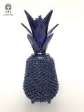 Michoacán Clay Pineapple - Papaya Blue - 22 in. Juan Gtz