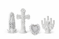 Tallr Bundle White Handcrafted and Glazed Clay La Gran Catrina
