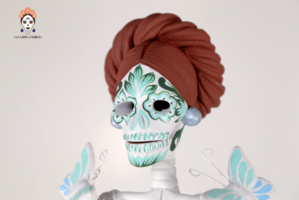 Catrinas hermana white with Turquoise - 20 in. Adan