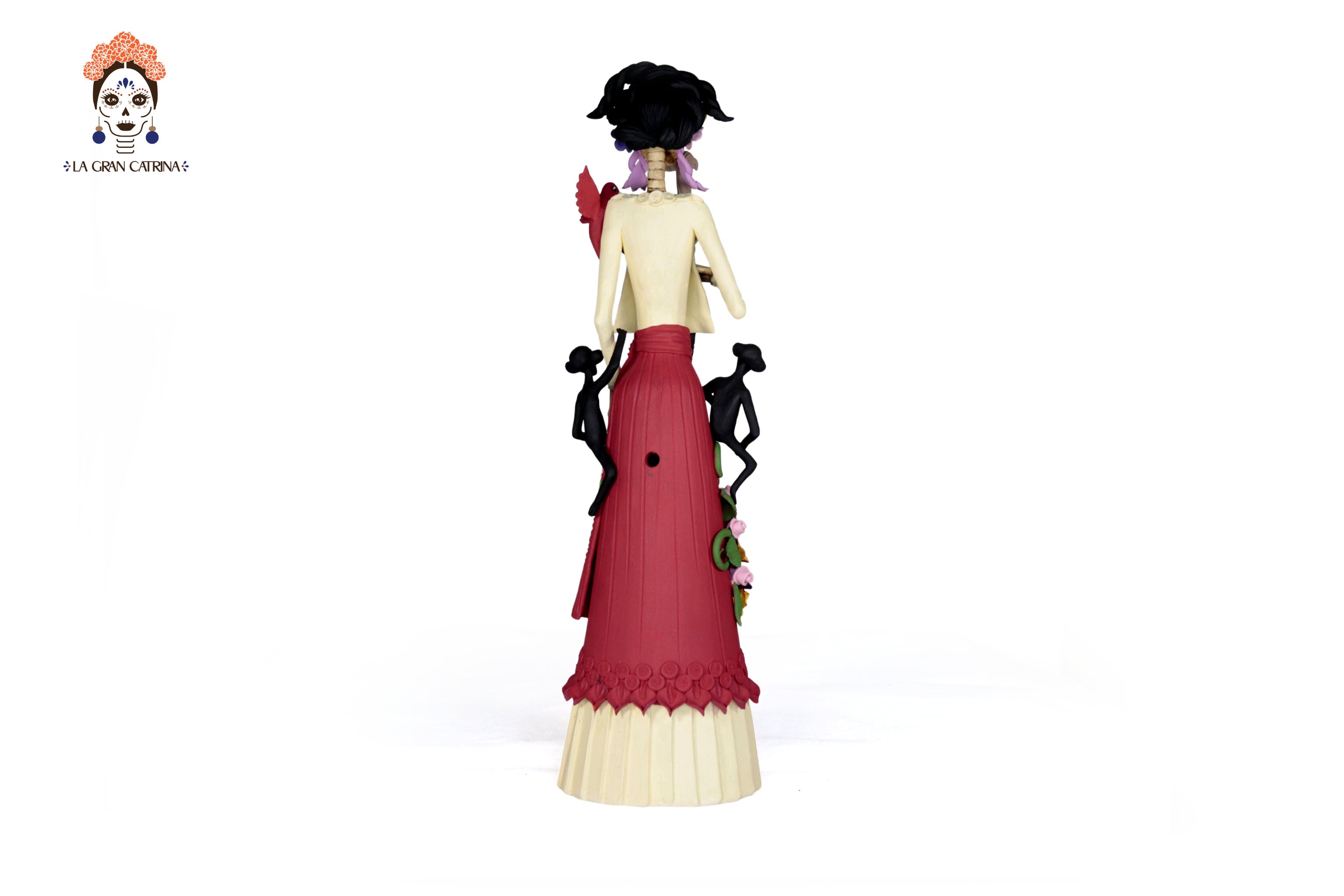 Catrina of Frida Kahlo with topknot - 20 in. - in. Production Adan