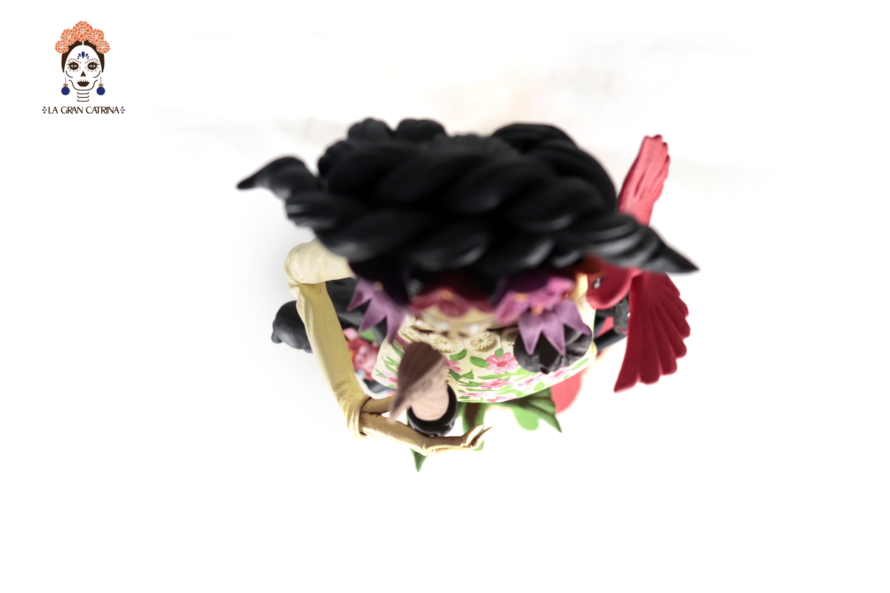 Catrina of Frida Kahlo with topknot - 20 in. - in. Production Adan