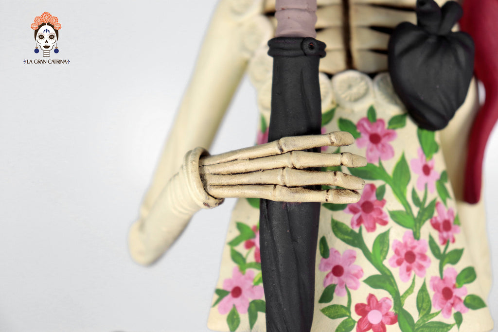 Catrina of Frida Kahlo with topknot - 20 in. - in. Production Adan