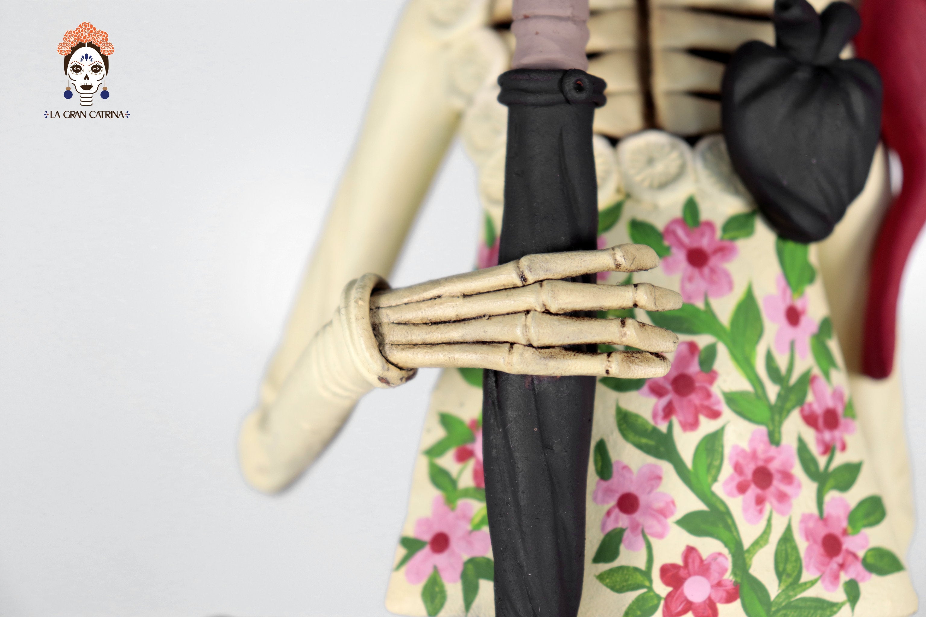 Catrina of Frida Kahlo with topknot - 20 in. - in. Production Adan