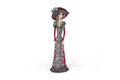 La Frida with la serpiente of vestido red - 18 in. Adan