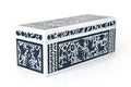 White Olinalá Handcrafted Box with Traditional Floral Design - 12.9 in. Olinala