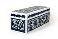 White Olinalá Handcrafted Box with Traditional Fauna and Flowera - 12.9 in. Olinala