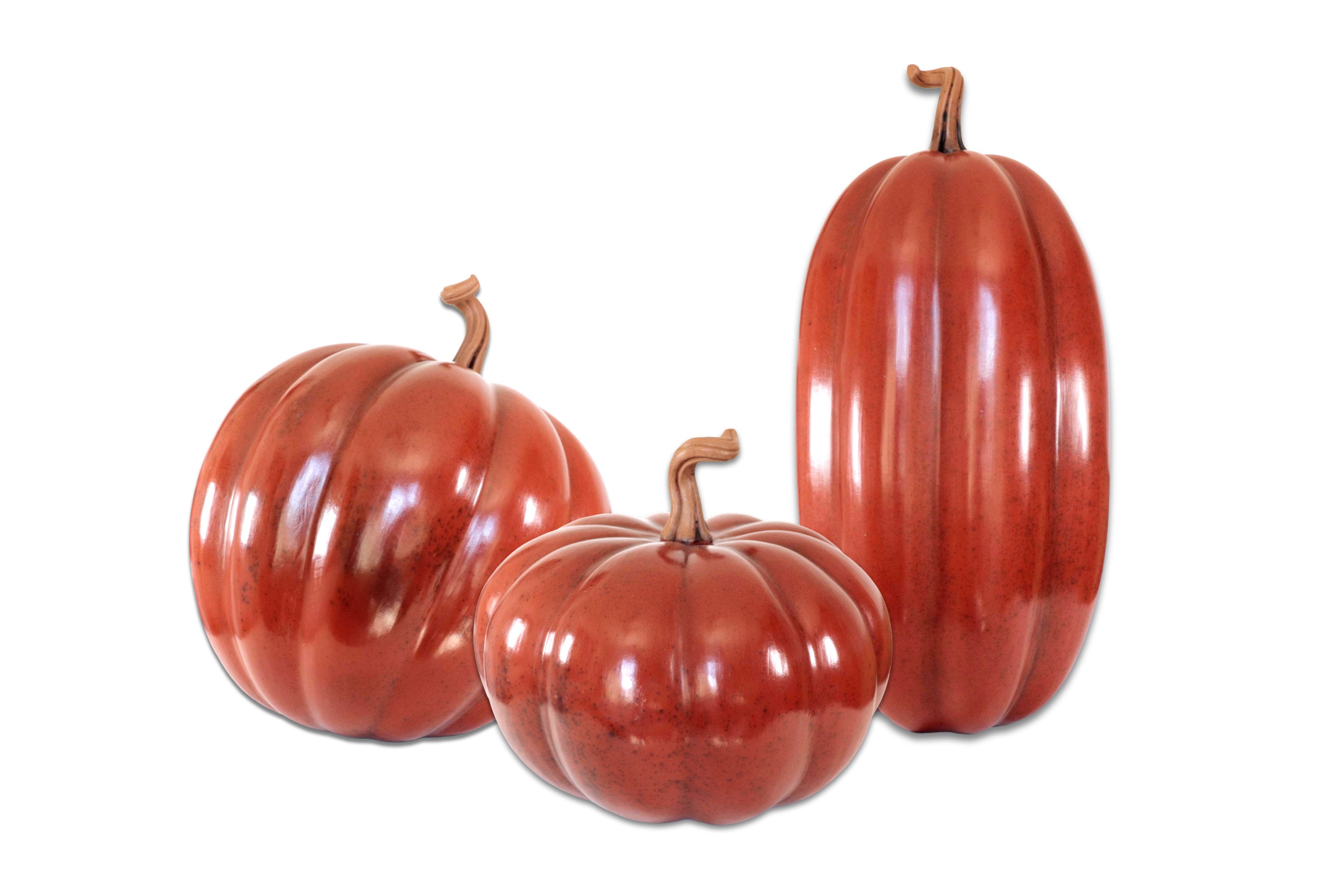 Set of Pumpkins red large Trejo