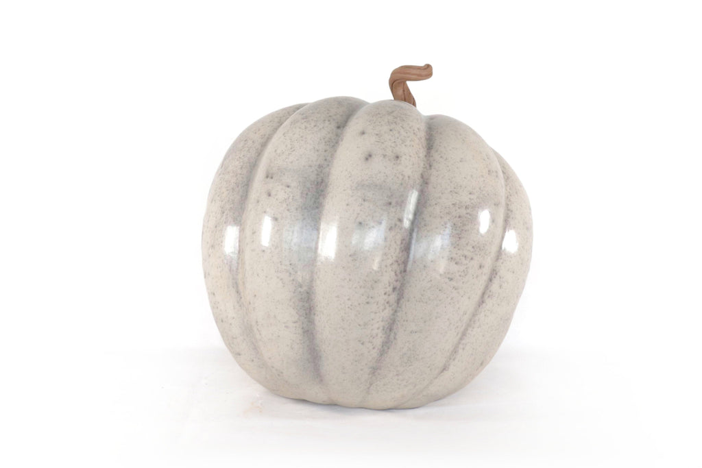 Pumpkin white large Clay - 16 in. Trejo