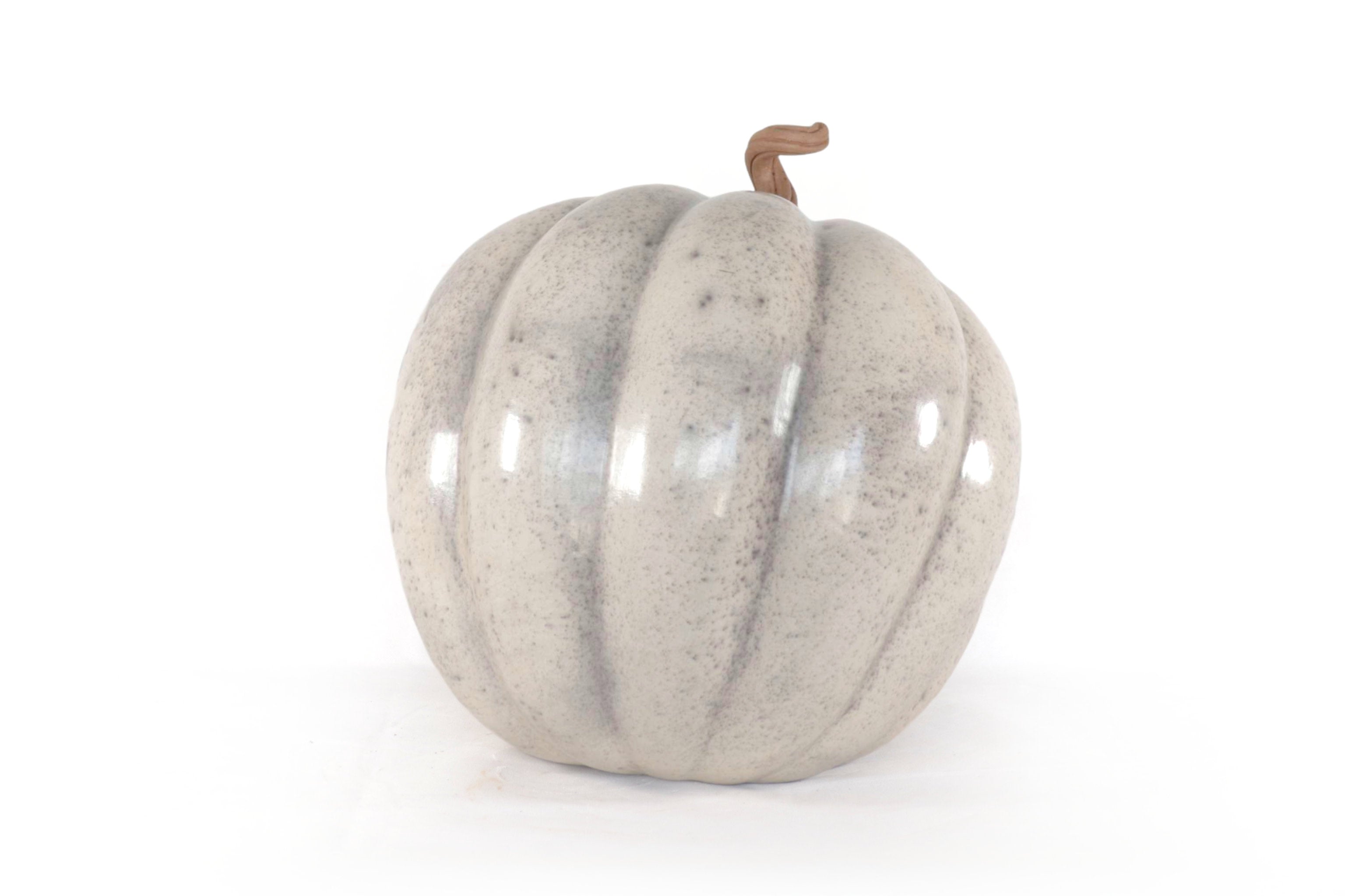 Pumpkin white large Clay - 16 in. Trejo