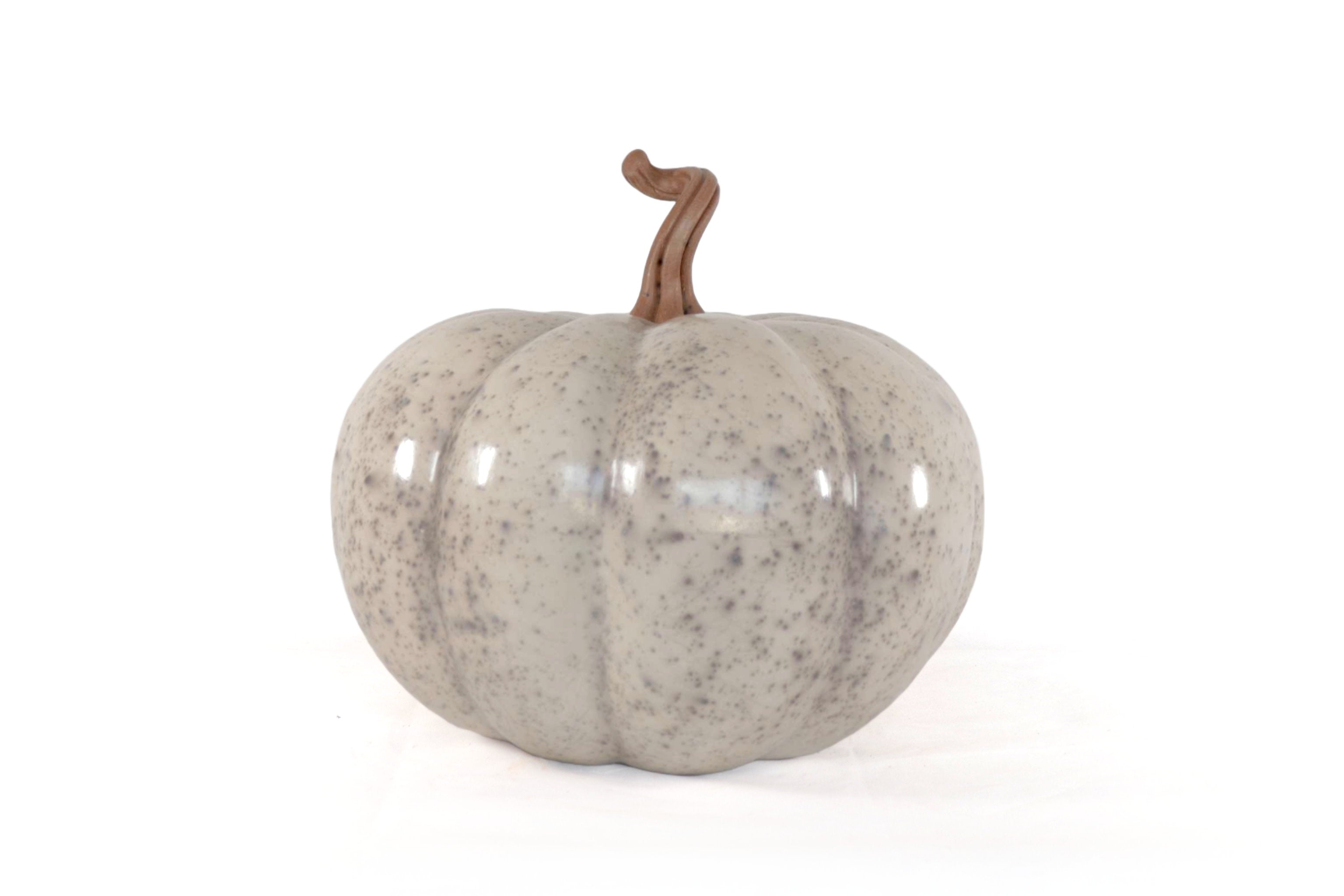 Pumpkin white large Clay - 14.5 in. Trejo