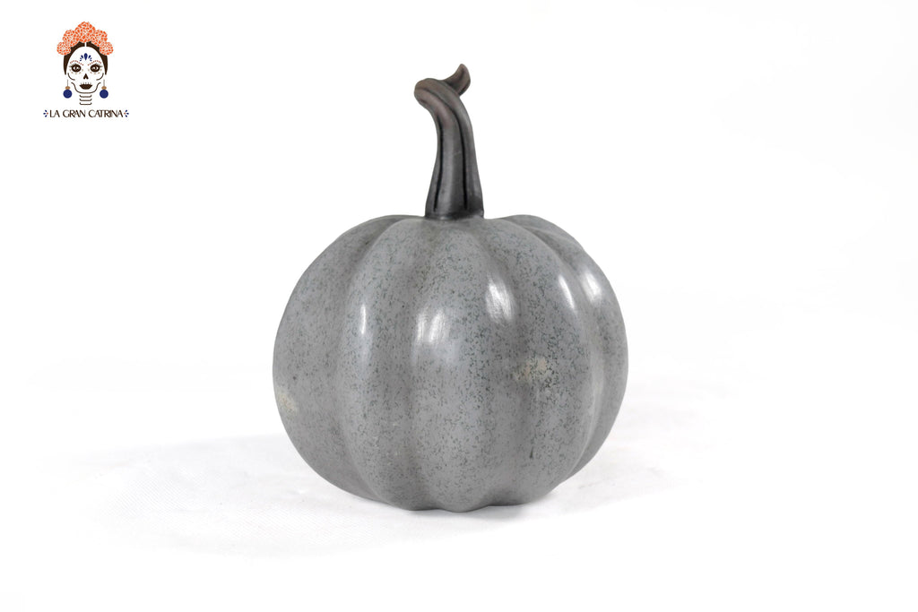 Set of 3 Pumpkins light gray - 9.8 in. Trejo