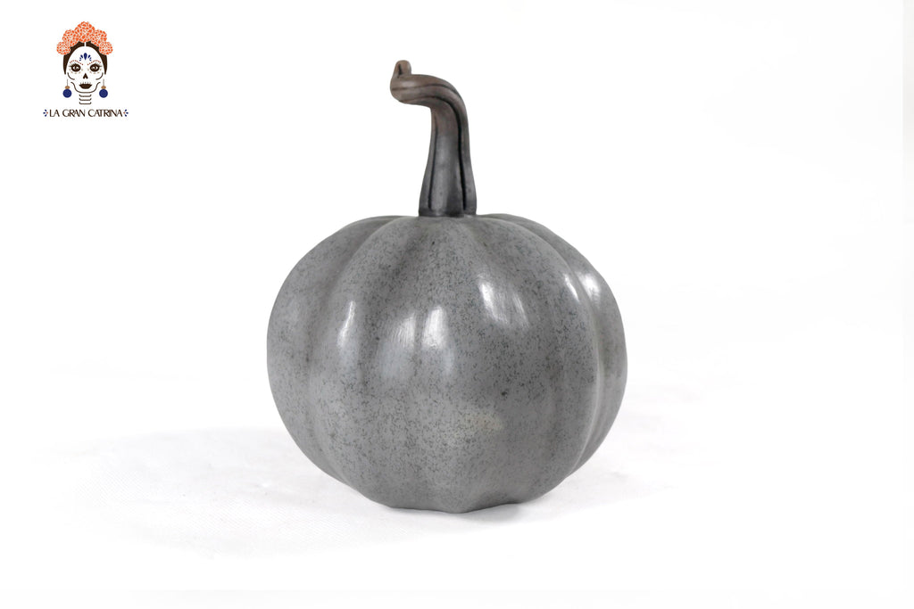 Set of 3 Pumpkins light gray - 9.8 in. Trejo