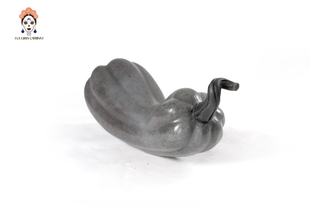 Set of 3 Pumpkins light gray - 9.8 in. Trejo