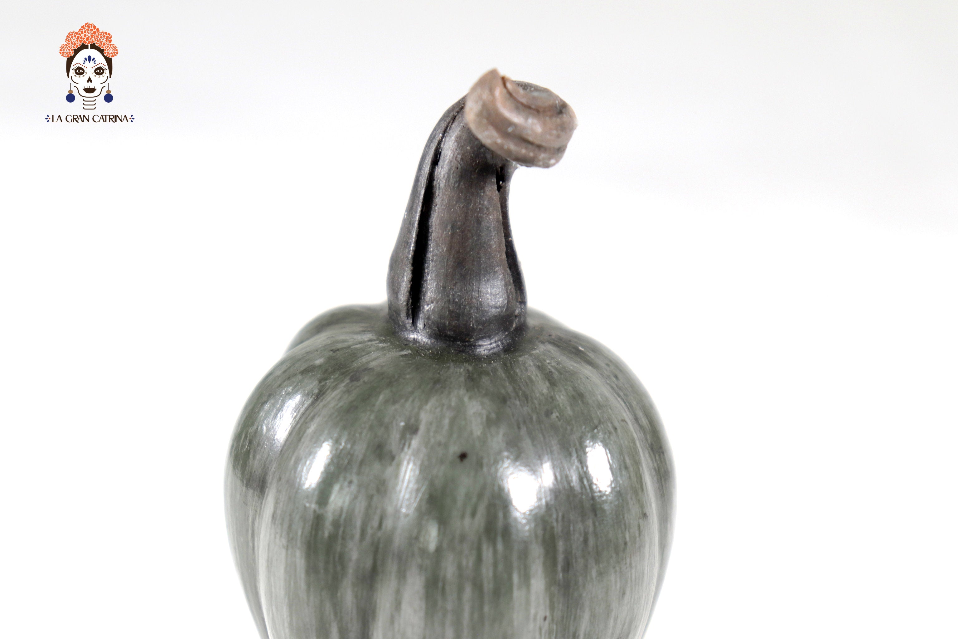 Set of 3 Pumpkins dark gray - 9.8 in. Trejo