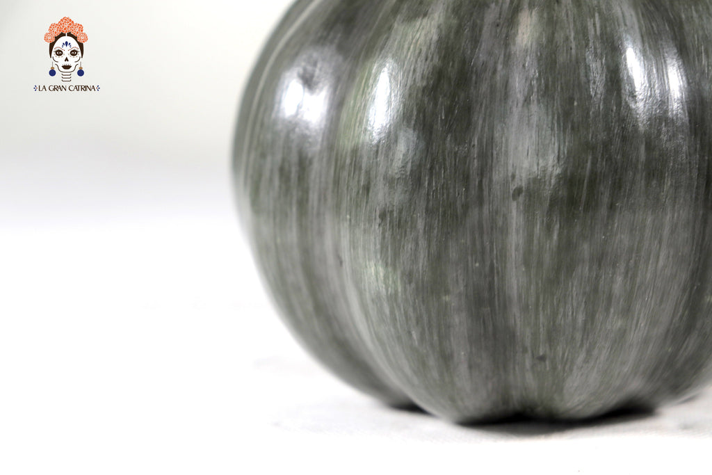 Set of 3 Pumpkins dark gray - 9.8 in. Trejo