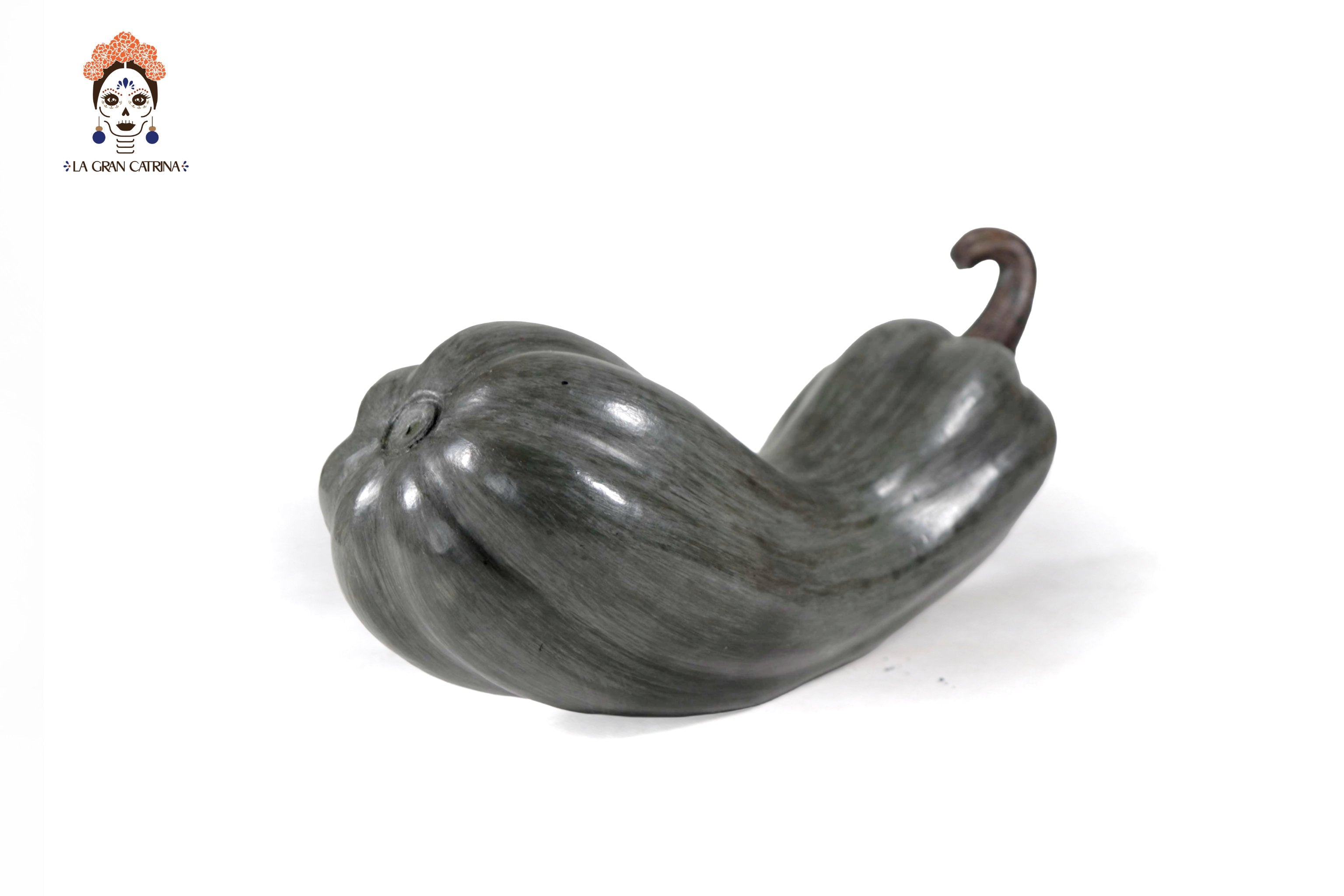Set of 3 Pumpkins dark gray - 9.8 in. Trejo