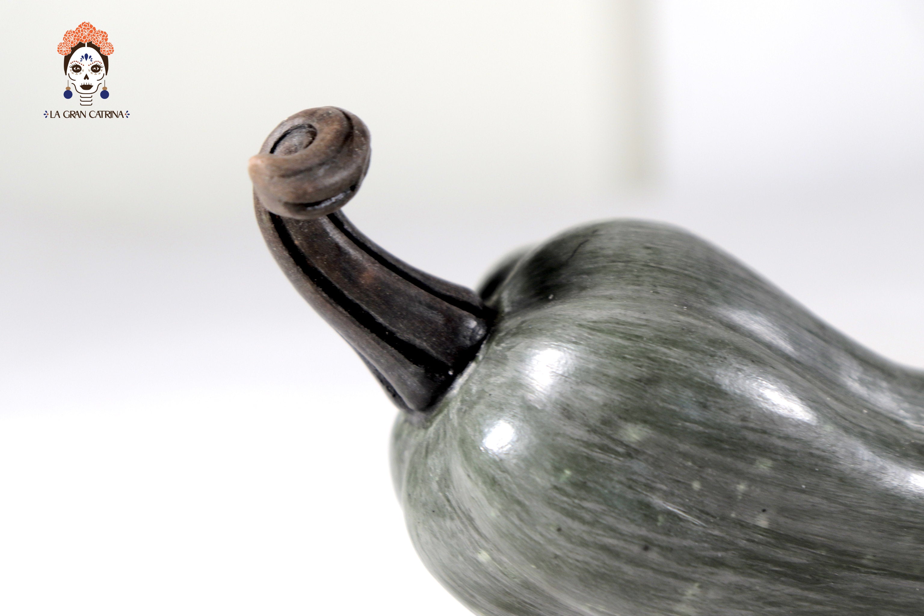 Set of 3 Pumpkins dark gray - 9.8 in. Trejo
