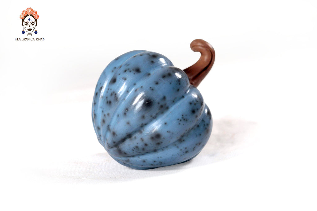 Set of 3 Pumpkins light blue - 9.8 in. Trejo