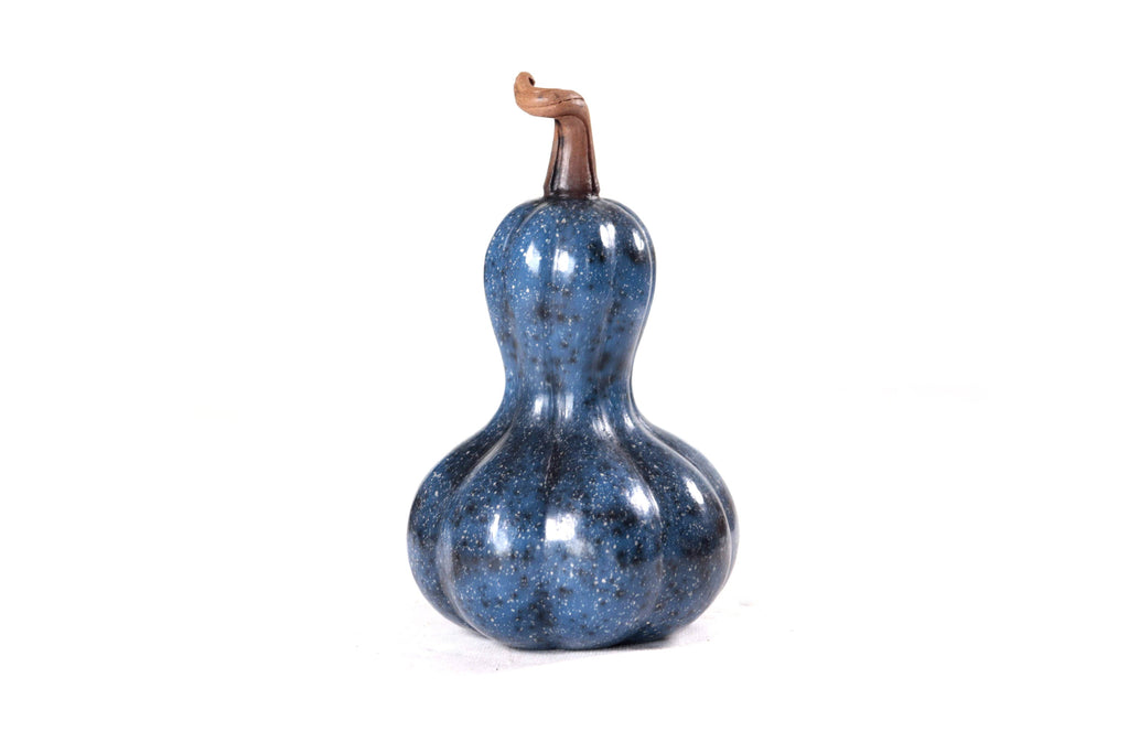 Set of 3 Pumpkins dark blue - 9.8 in. Trejo