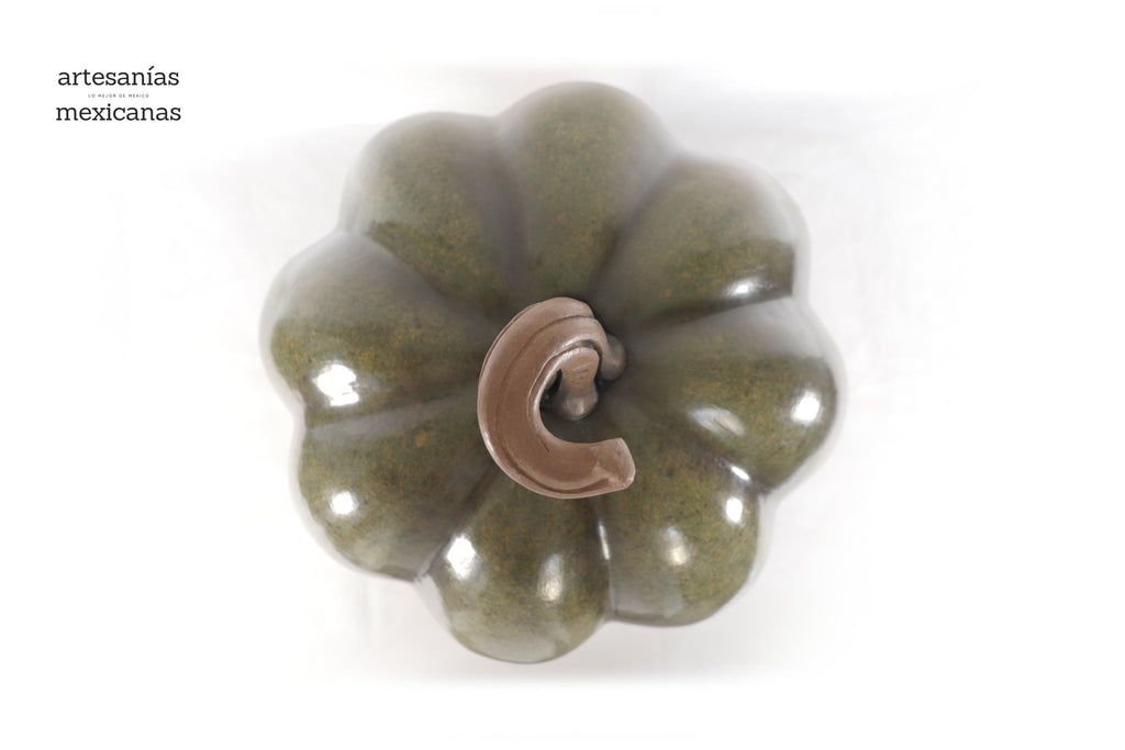 Pumpkin green large Clay - 26.3 in. Trejo