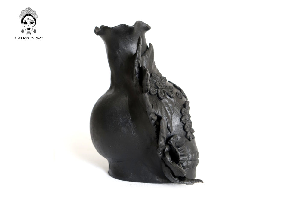 Set 3 Candleholder Negos Clay Flowers Caladas - 6.5 in. Brenda Capula
