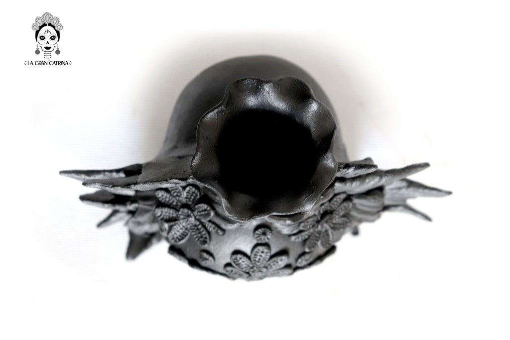 Set 3 Candleholder Negos Clay Flowers Caladas - 6.5 in. Brenda Capula