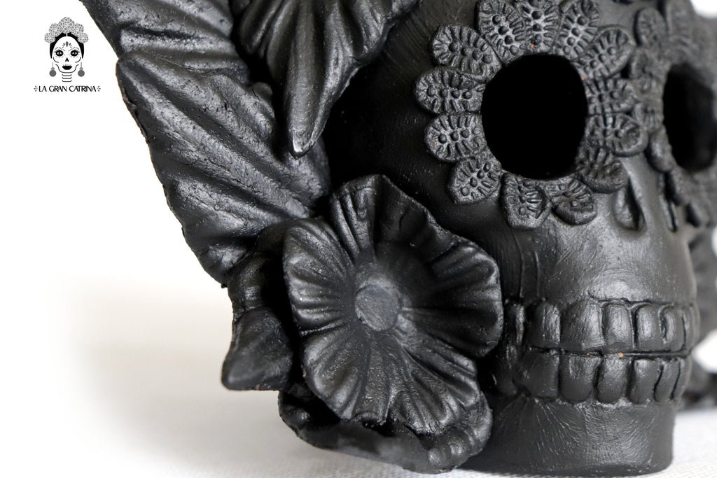 Set 3 Candleholder Negos Clay Flowers Caladas - 6.5 in. Brenda Capula