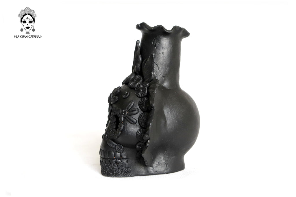 Set 3 Candleholder Negos Clay Flowers Caladas - 6.5 in. Brenda Capula