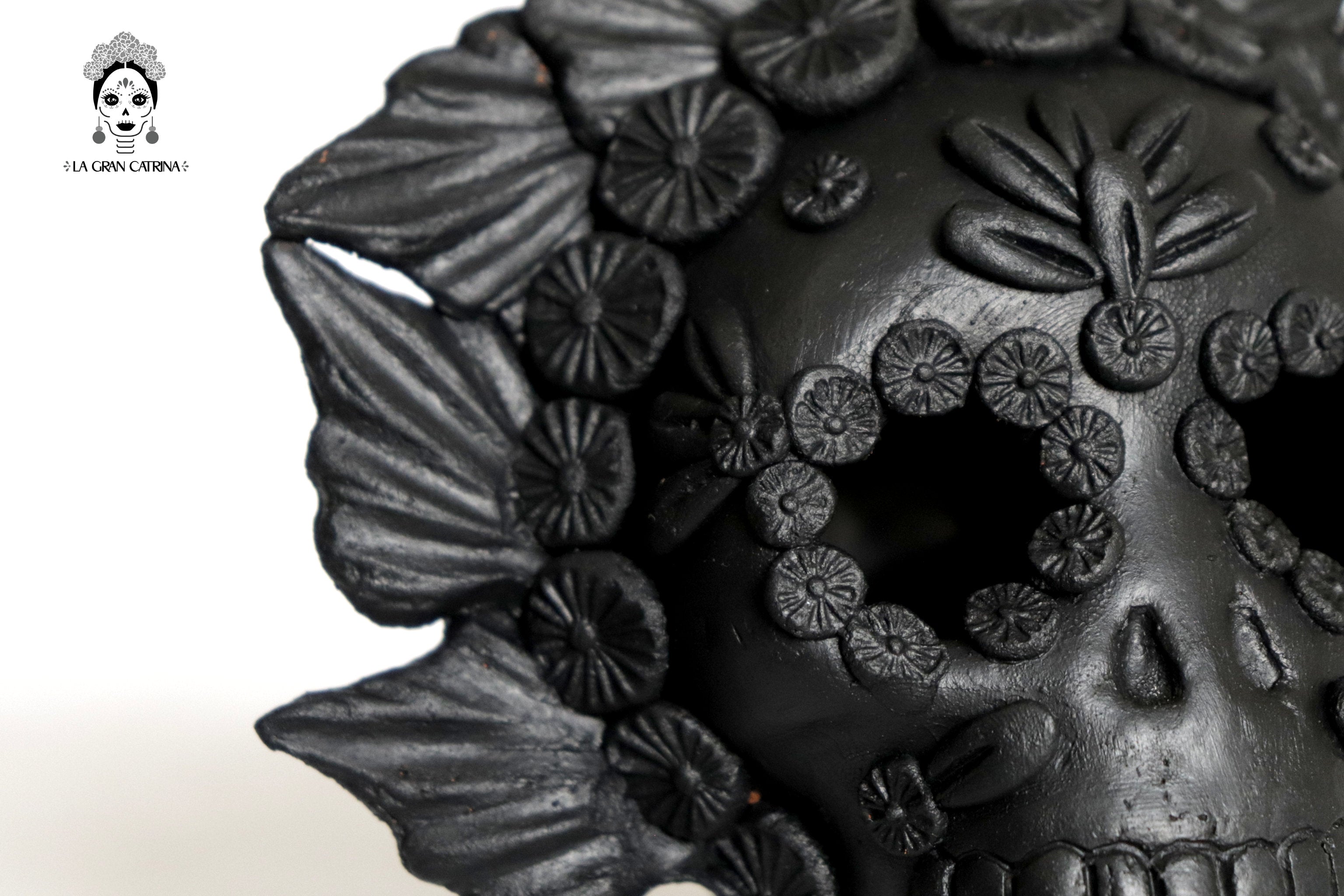 Set 3 Candleholder Negos Clay Flowers Caladas - 6.5 in. Brenda Capula