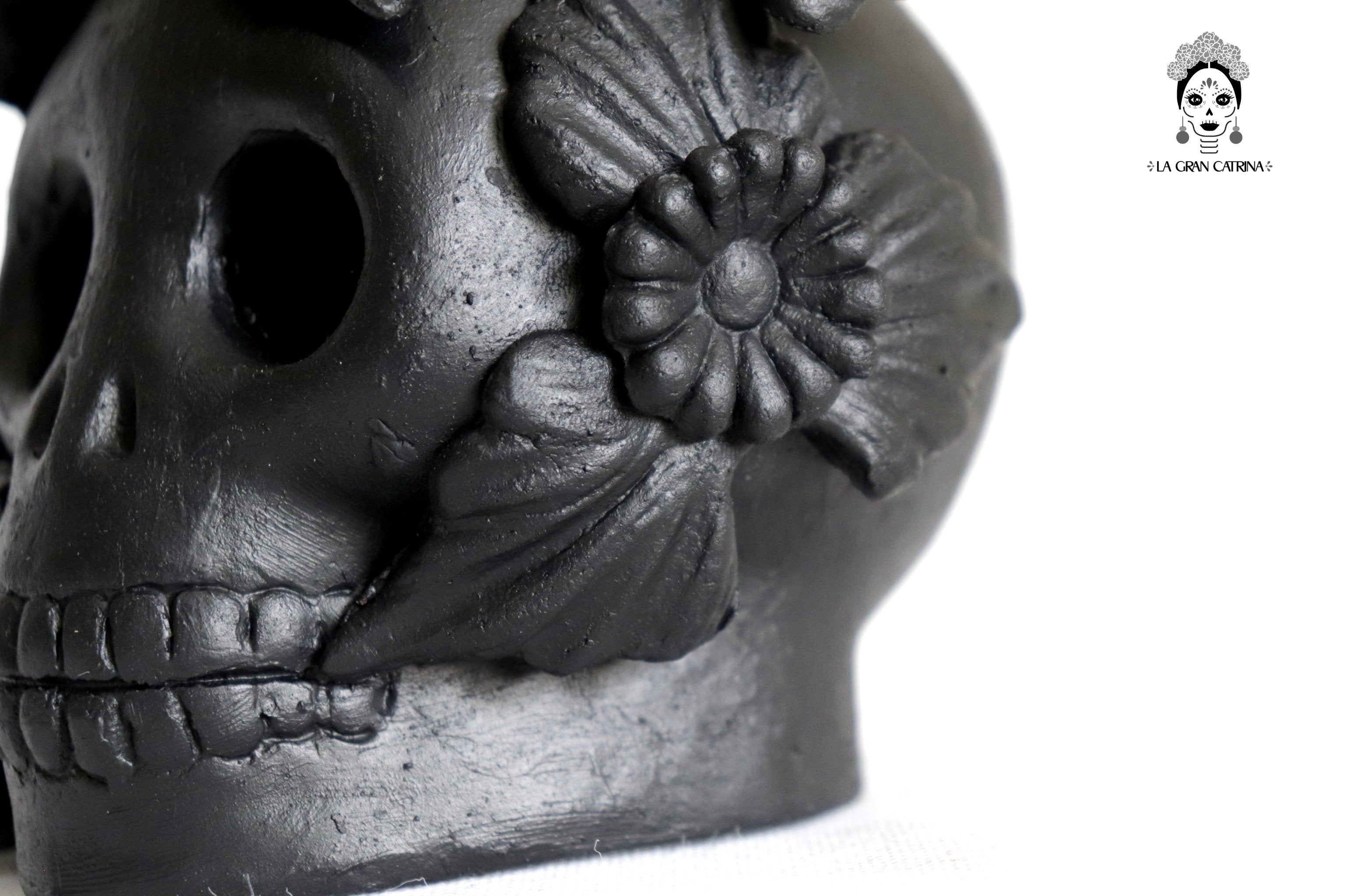 Set 3 Candleholder Negos Clay Flowers Caladas - 6.5 in. Brenda Capula