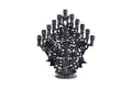 Candleholder black of 11-Candle - 11.8 in. Tereri