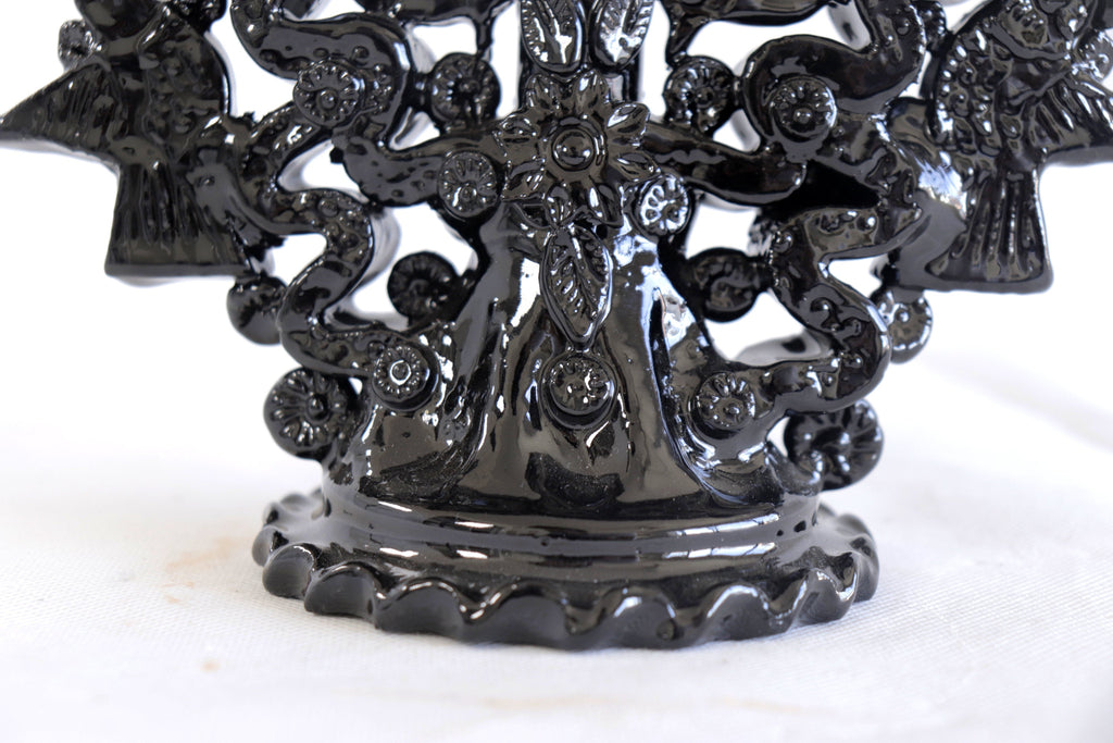 Candleholder black of 11-Candle - 11.8 in. Tereri