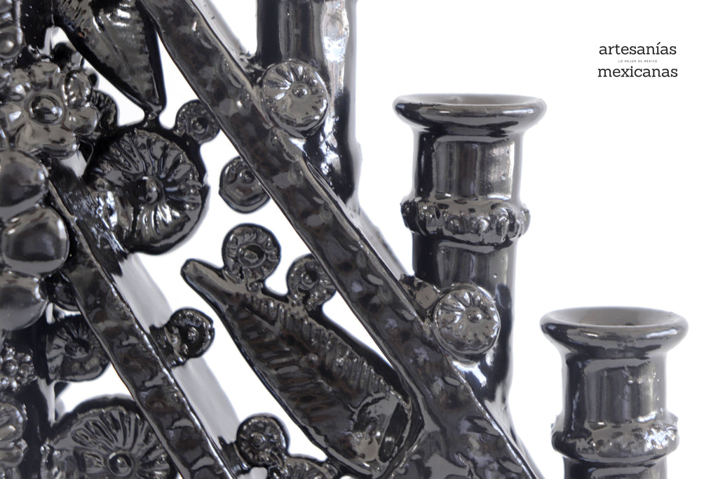 Candleholder triangulo of 11-Candle - 14.5 in. Tereri