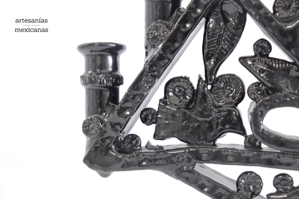 Candleholder triangulo of 11-Candle - 14.5 in. Tereri