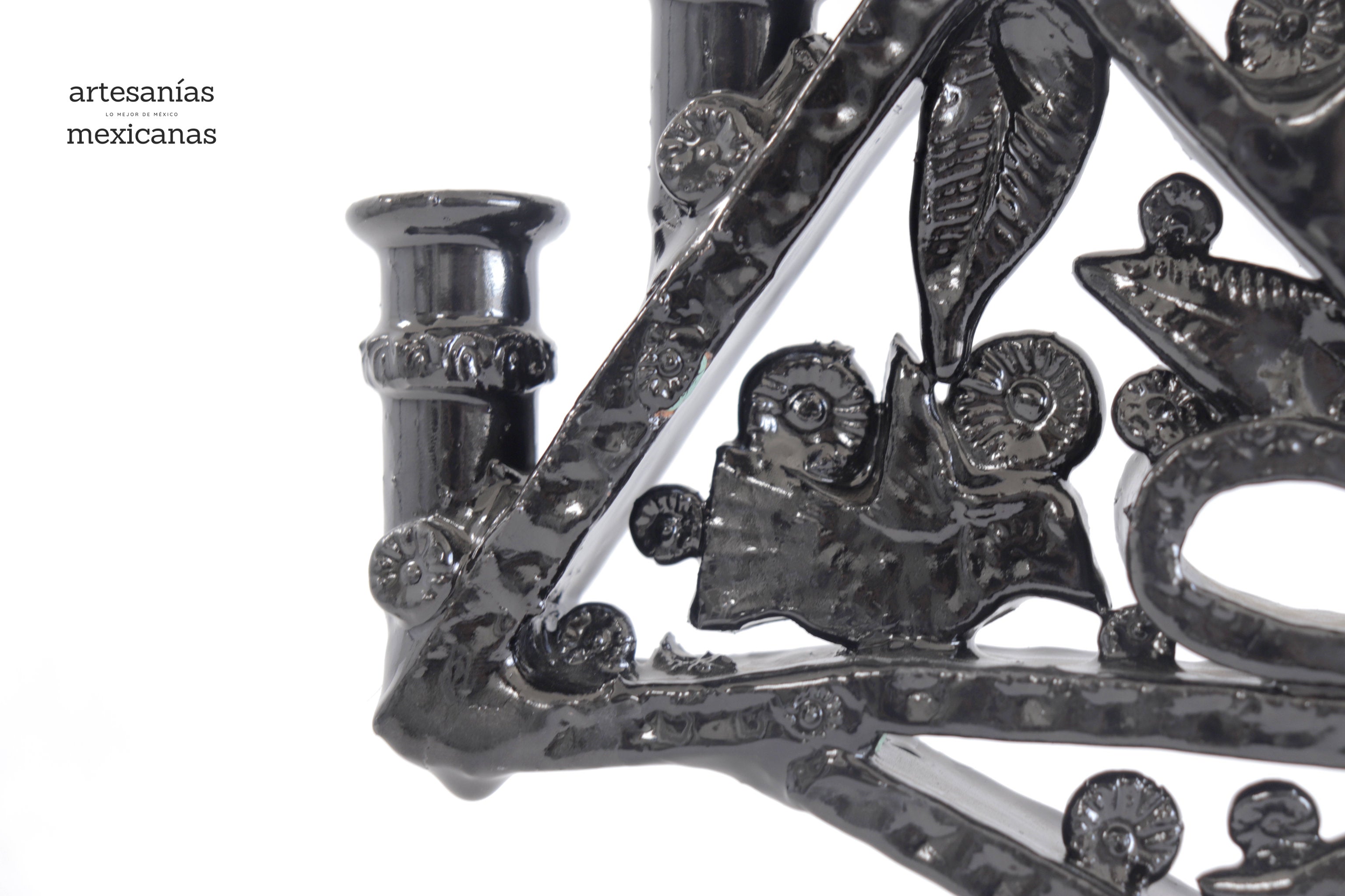 Candleholder triangulo of 11-Candle - 14.5 in. Tereri
